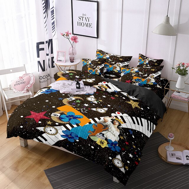 Stunning Music Note Bedding Set