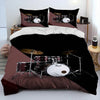 3D Drum Instrument Bedding Set
