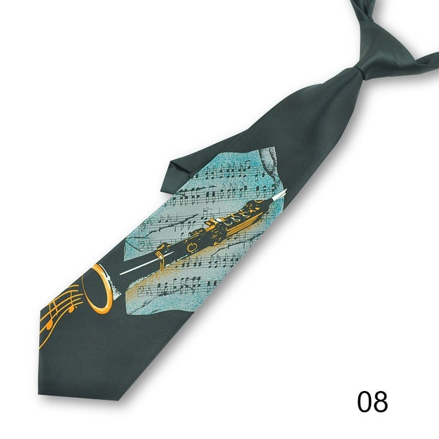 Free - Musical Instrument Necktie
