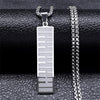 Piano Keyboard Pendant Necklace