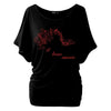 I Love Music Batwing T-shirt