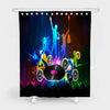 Music Notes Shower Curtain