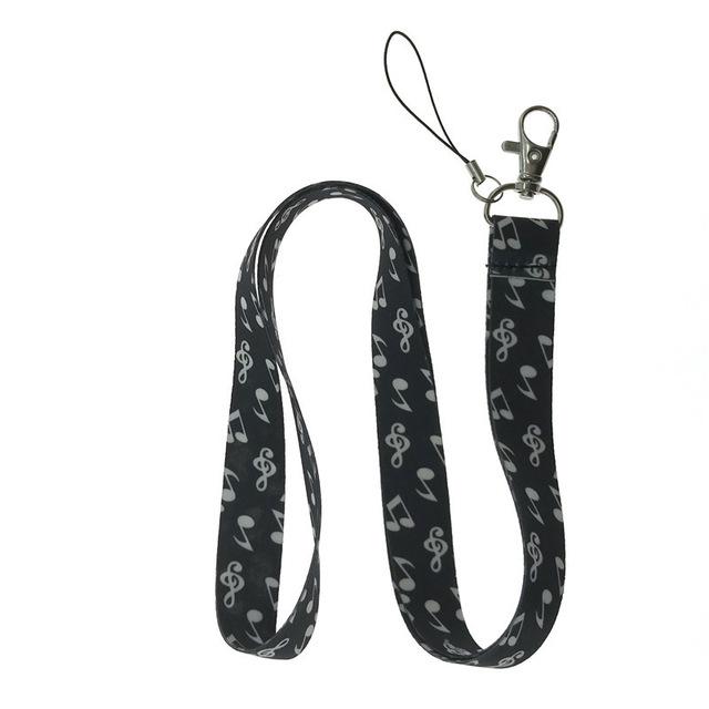 Piano Key Musical Note Neck Strap