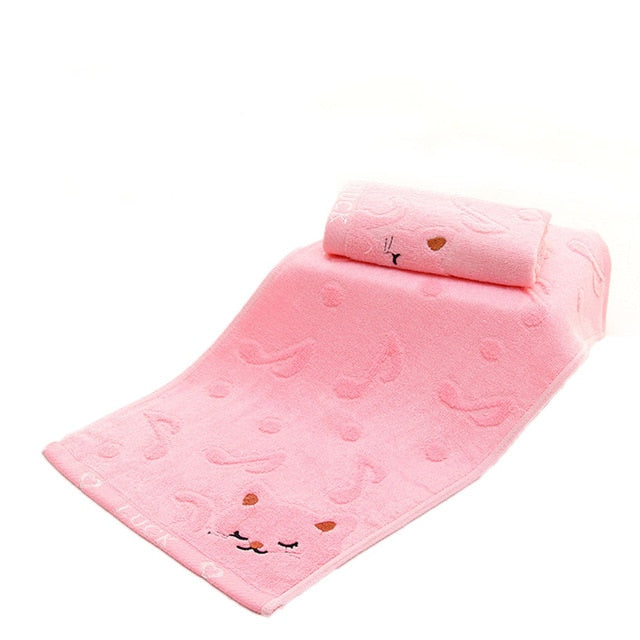 Music Cat Wash Towel