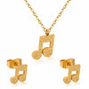 Free - Music Note Jewelry Set