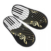 Music & Piano Key Comfy Slippers