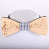 Free - Wooden Music Notes Bow Tie