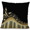 Fashionable Music Note Pillow Case - Black - { shop_name }} - Review