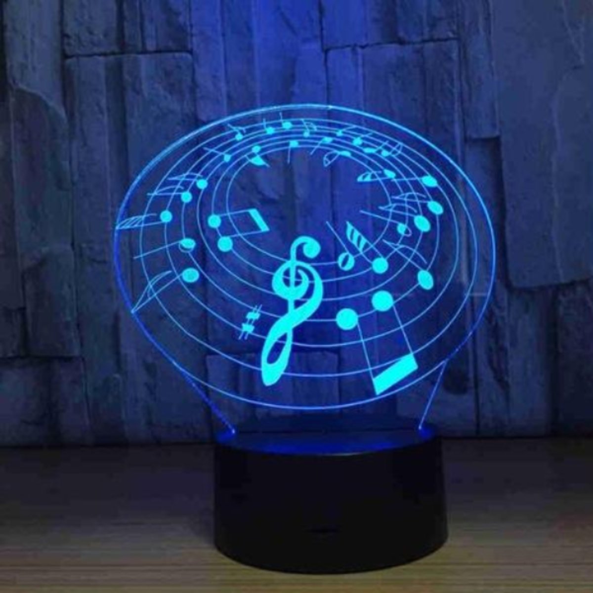 Novelty Music 3D Lamp