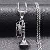 Trumpet Musical Instrument Necklace