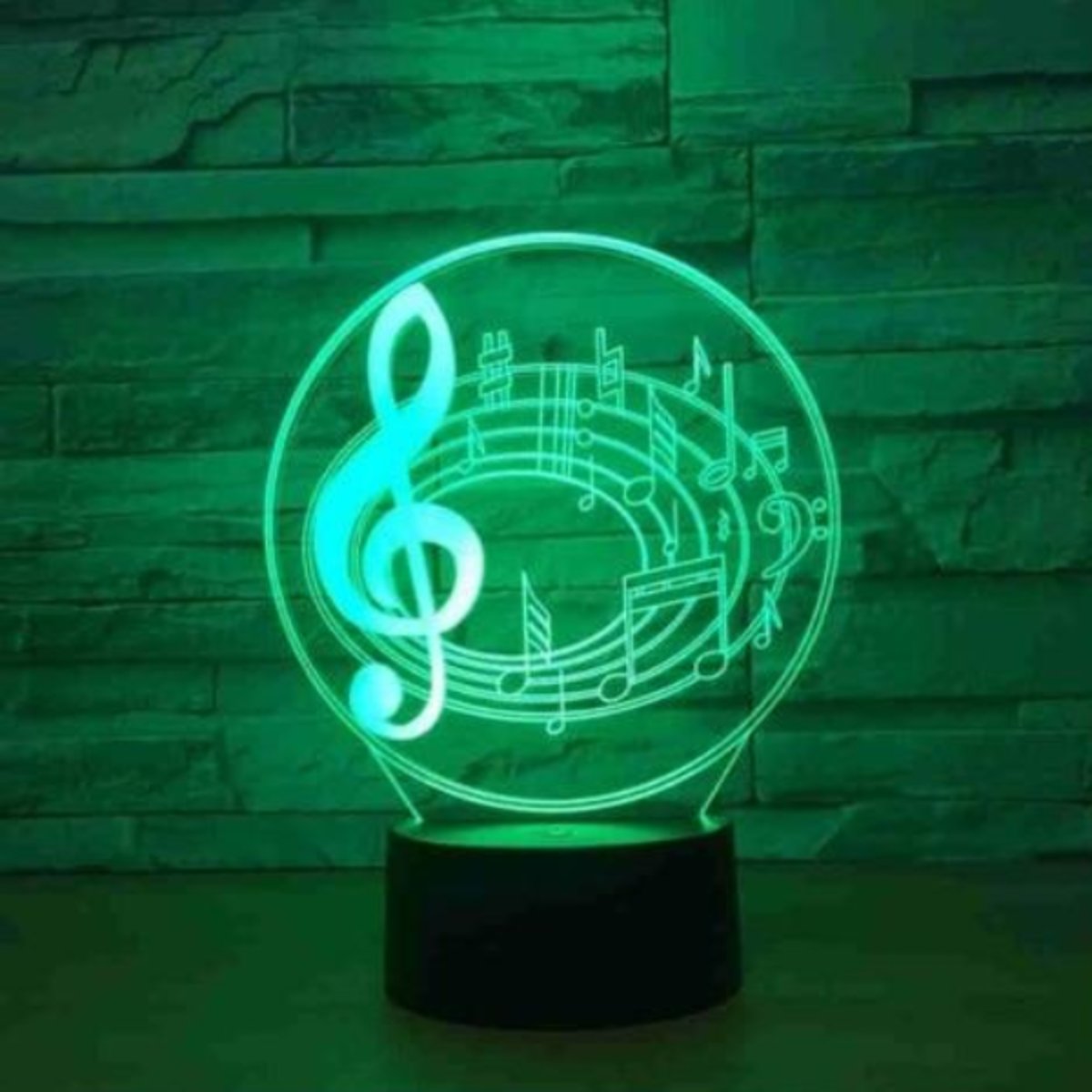 Novelty Music 3D Lamp