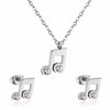 Music Note Jewelry Set