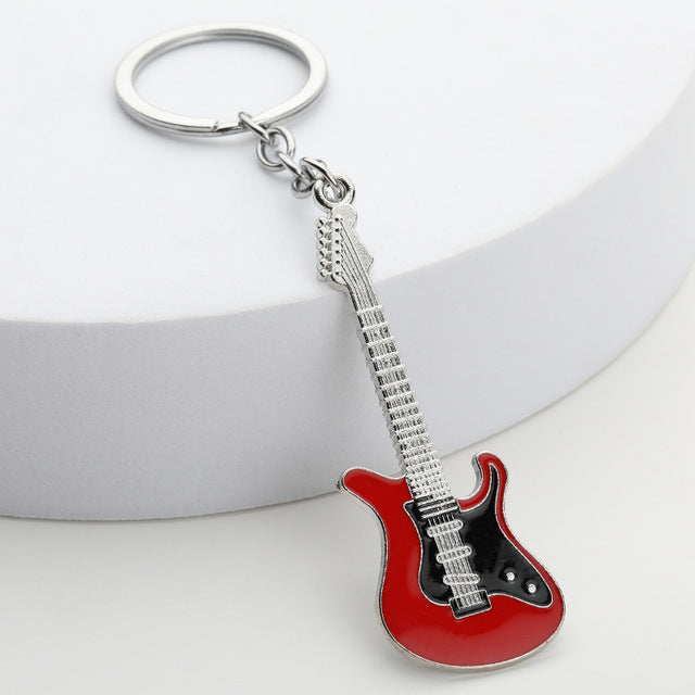 Electric Guitar Keychain Collection