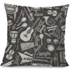 Free - Fashionable Music Note Pillowcase