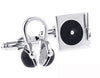 DJ Headphone & Turntable Cufflinks