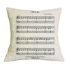 "Ode to Joy" Music Sheet Pillow Case - 3 - { shop_name }} - Review