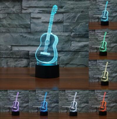 Music Instruments 3D Lamp