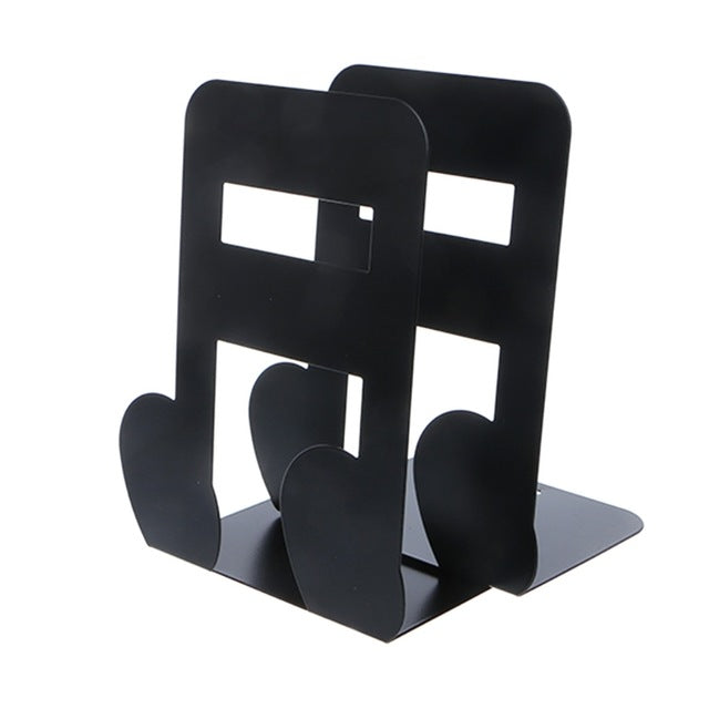 Musical Note Metal Bookends