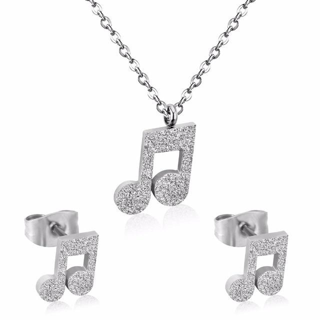 Music Note Jewelry Set