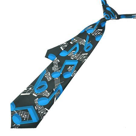 Colorful Music Note Neck Tie
