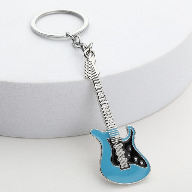 Electric Guitar Keychain Collection