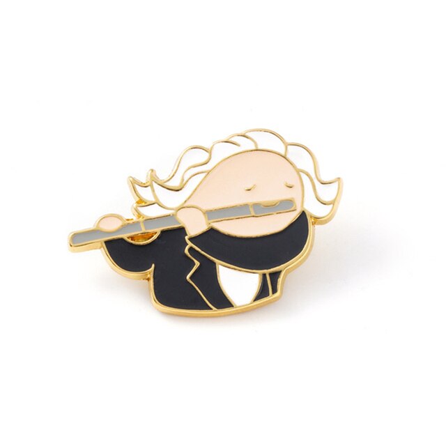 Cute Musician Enamel Pin Collection