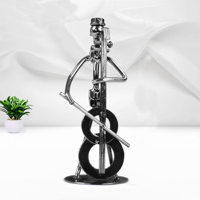 Metal Musician Figurine