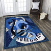 Piano Music Printed Carpet