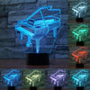 Music Instruments 3D Lamp