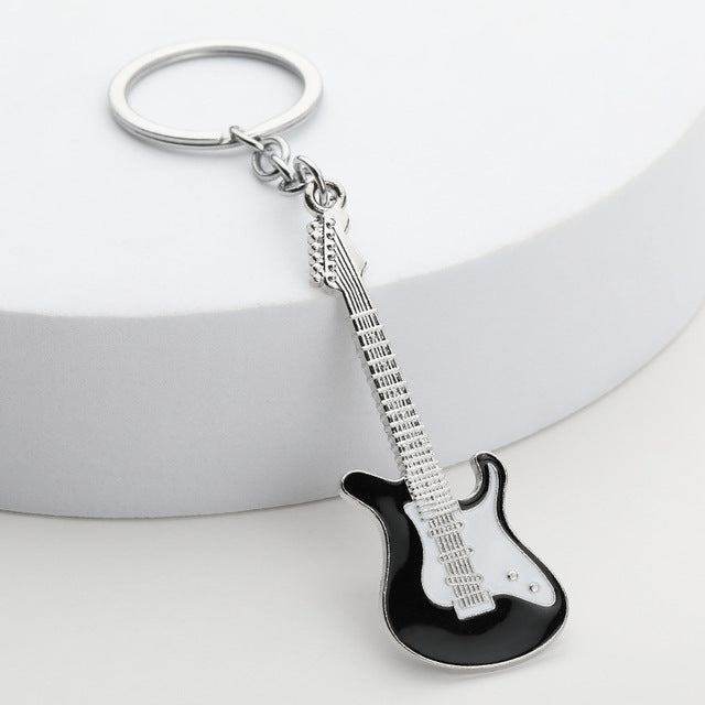 Electric Guitar Keychain Collection