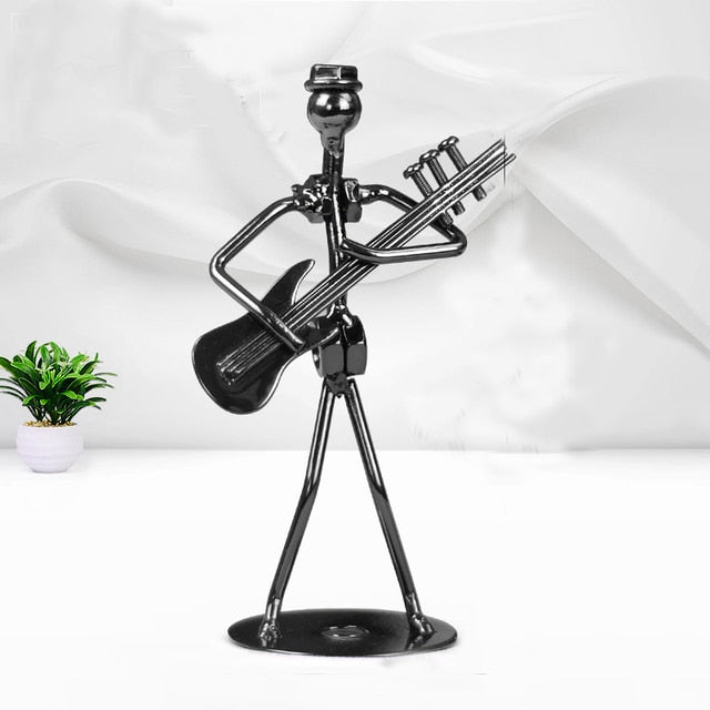 Metal Musician Figurine