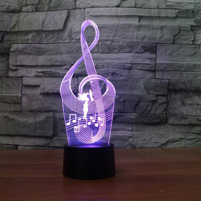 Treble Clef LED Lamp