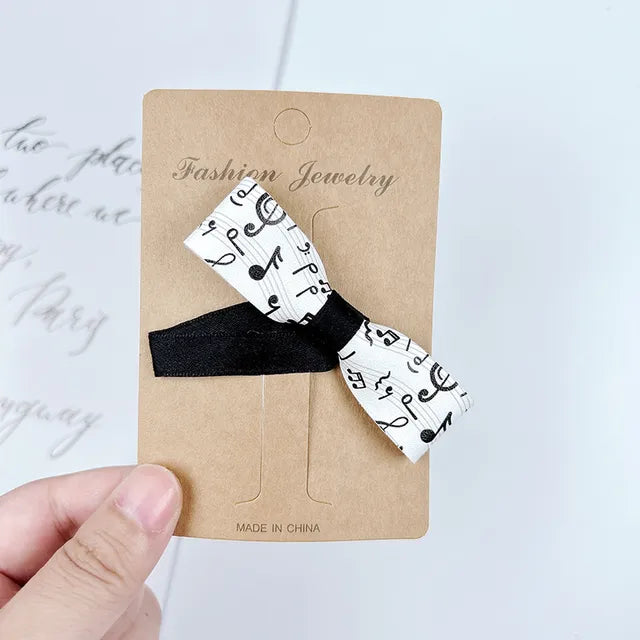 Cute Piano Violin Music Hair Clip