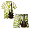 3D Guitar T-shirt Shorts Set