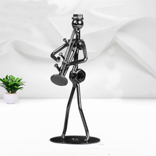 Metal Musician Figurine