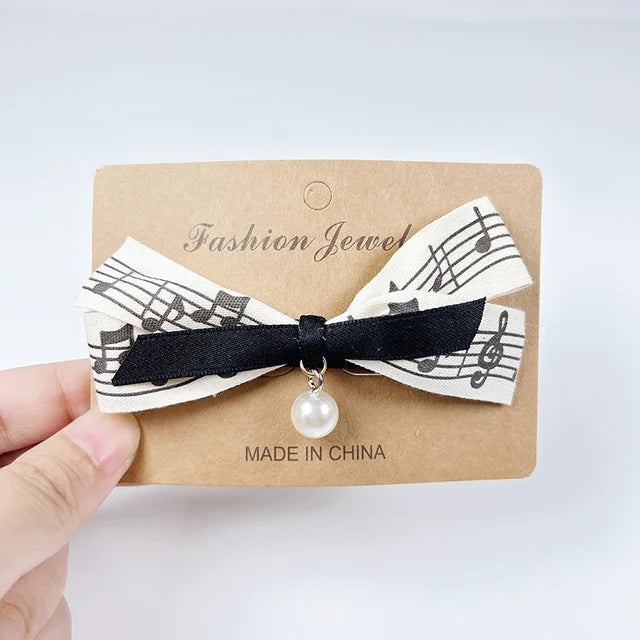 Cute Piano Violin Music Hair Clip