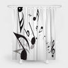 Music Notes Shower Curtain