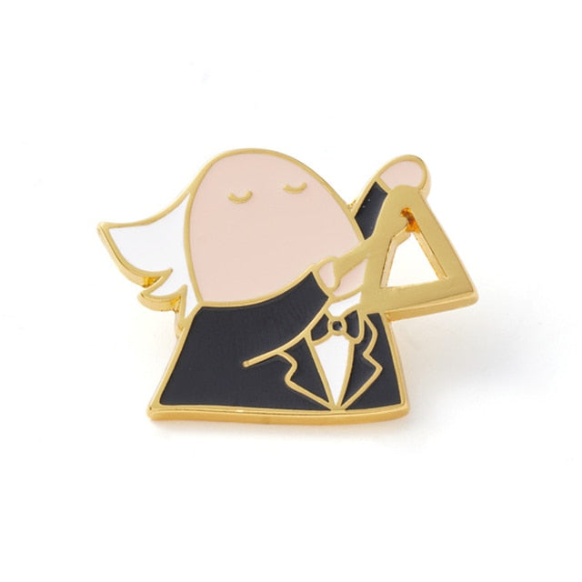 Cute Musician Enamel Pin Collection