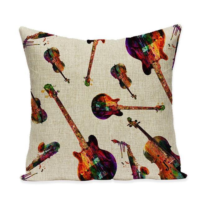 Music Guitar Saxophone Pillowcases