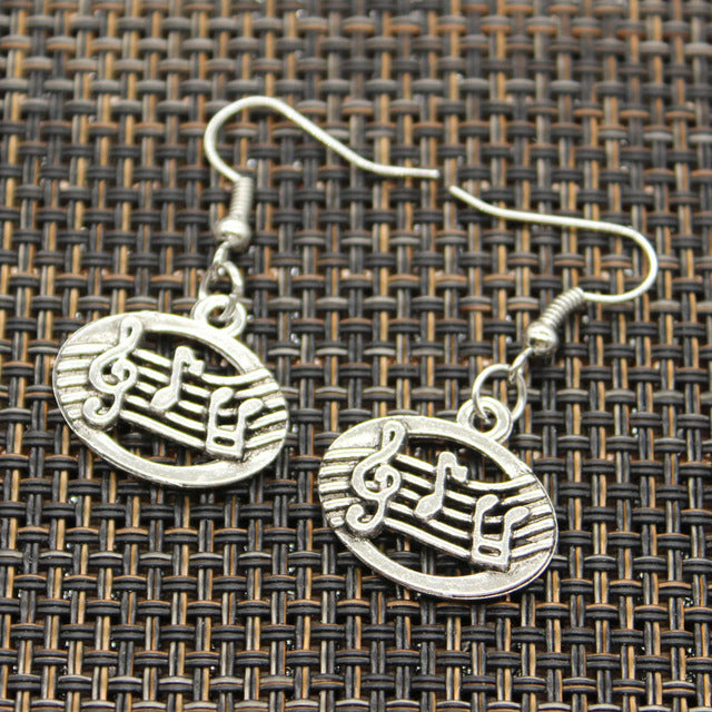 Musical Note Earrings