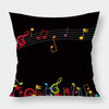 Music Notes & Instruments Pillowcase