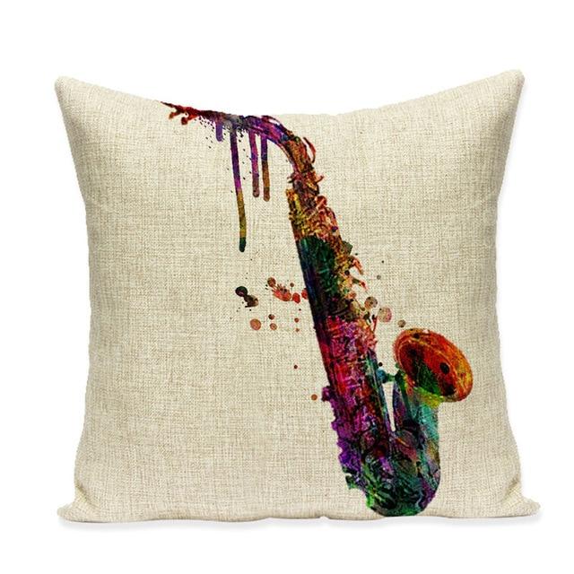 Music Guitar Saxophone Pillowcases