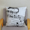 Sheet Music Print Cushion Cover