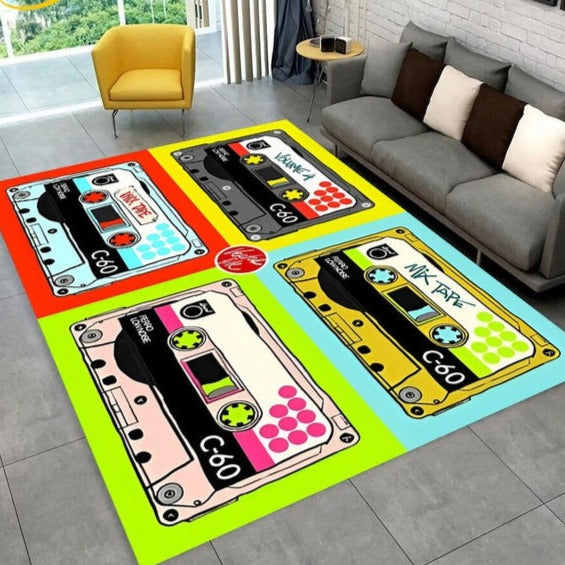 Music Cassette Tape Carpet