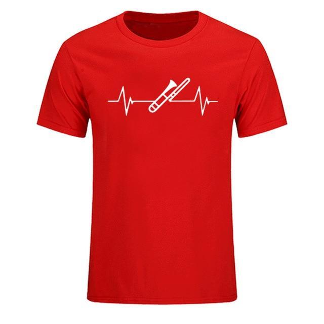 Heartbeat Trombone T-Shirt