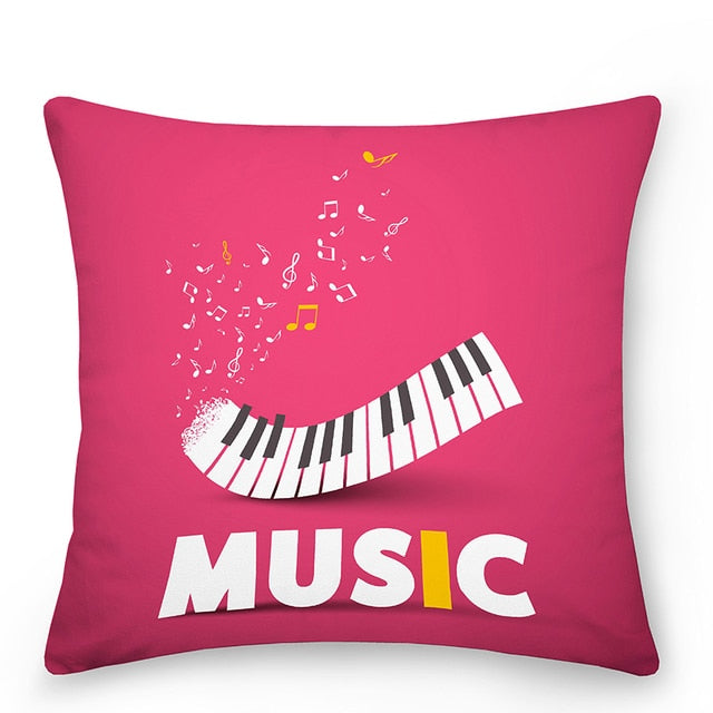 Music Style Cushion Cover Collection