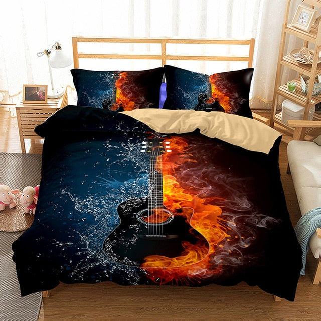 Music Instruments Bedding Set