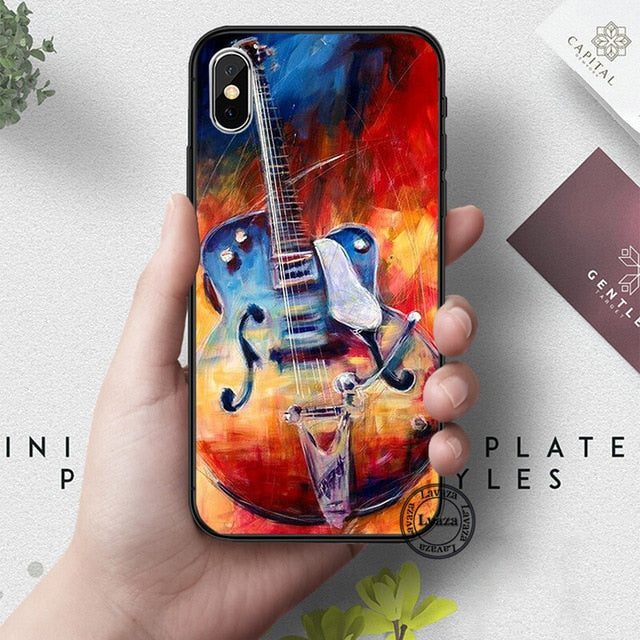 Guitar Art Music iPhone Case