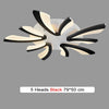 Acrylic Modern LED Ceiling Lights - 5 heads Black / Cool White - { shop_name }} - Review