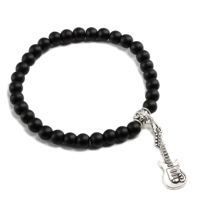 Guitar Pendant Beaded Bracelets